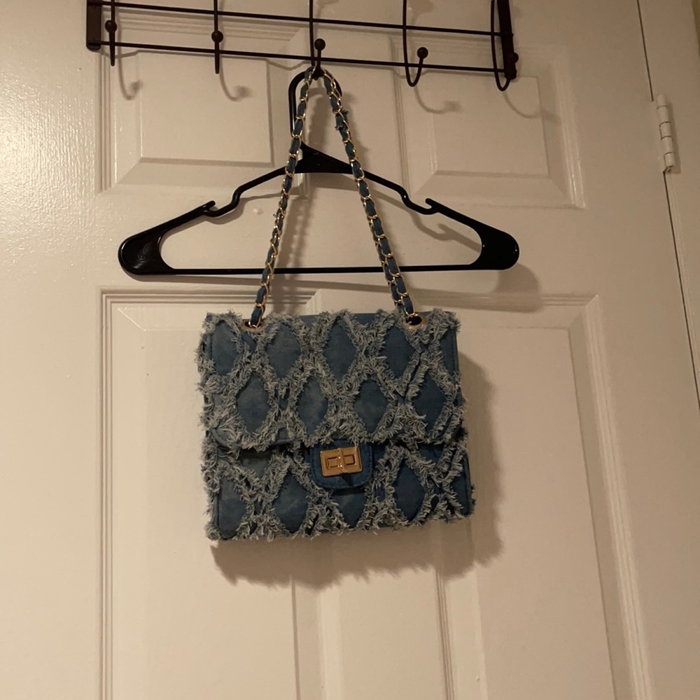 Denim Shoulder or Crossbody Bag